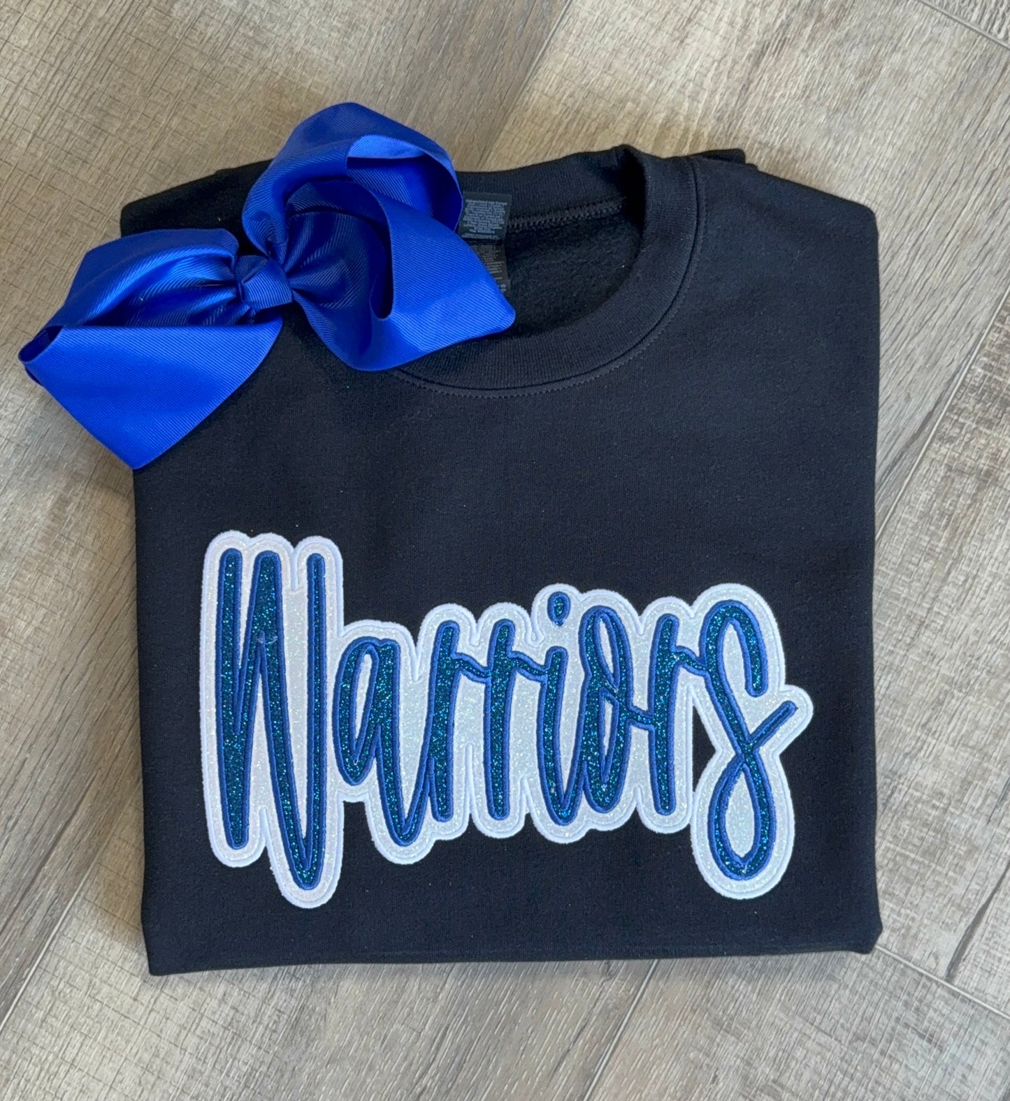 Black Warriors Glitter Sweatshirt